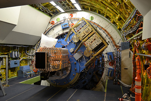 Interior of SOFIA jet