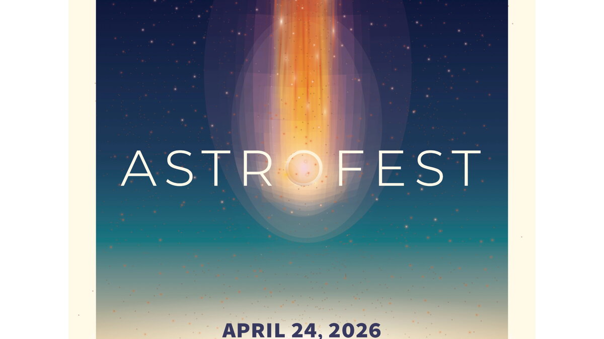 AstroFest. April 24, 2026. A comet in the sky.