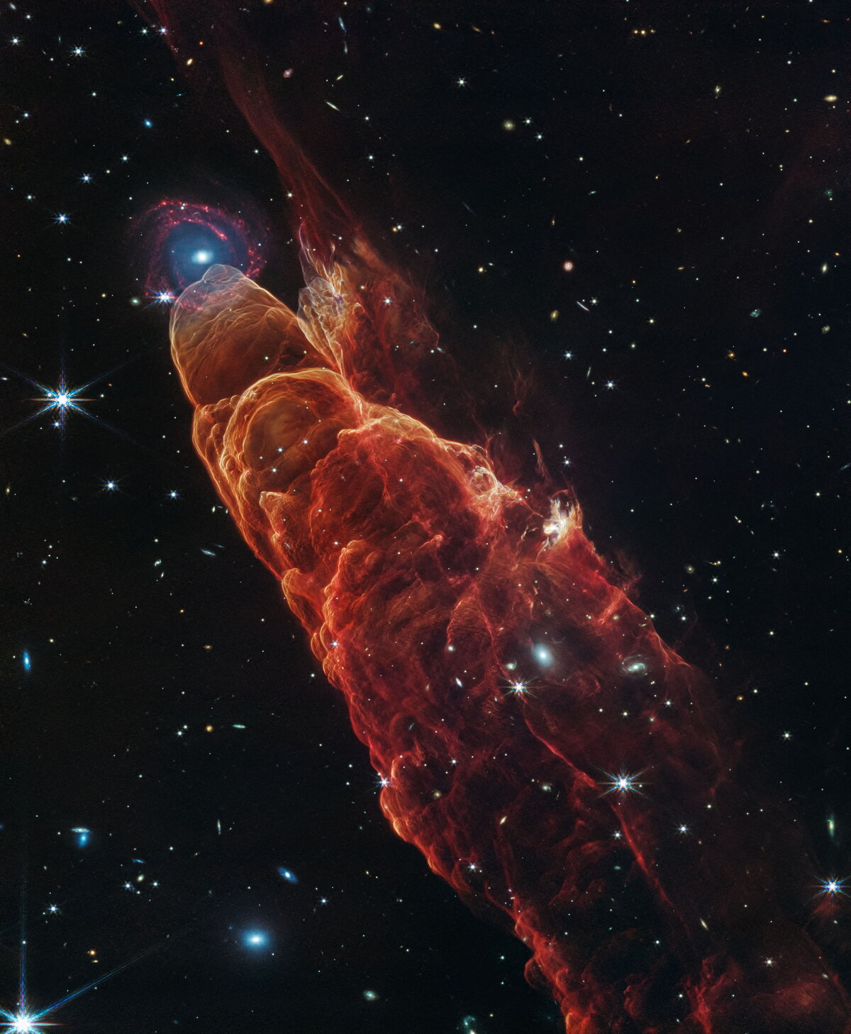 The stellar outflow Herbig-Haro 49/50.
