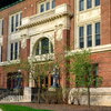 The front entrance to Lincoln Hall.